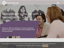 Tablet Screenshot of hireserve.com